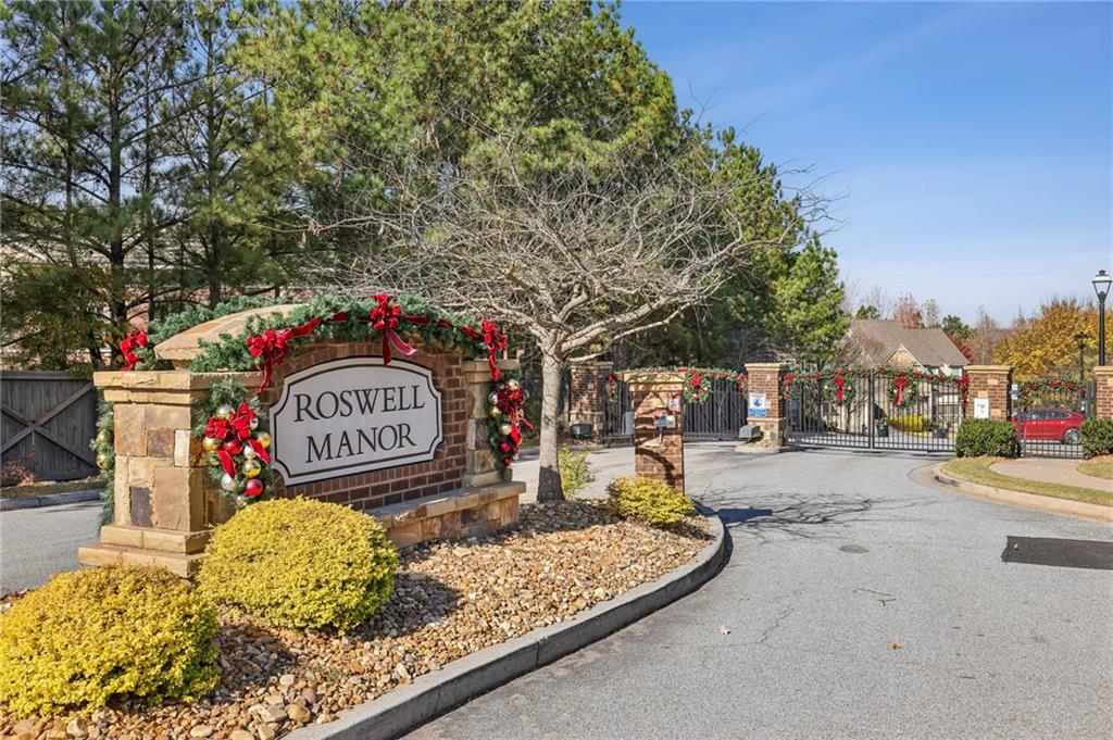 1210 Roswell Manor Circle Roswell, GA 30076 - Photo 41 of 43 a view of street sign