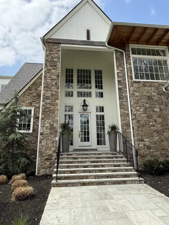 a view of an entrance door of the house