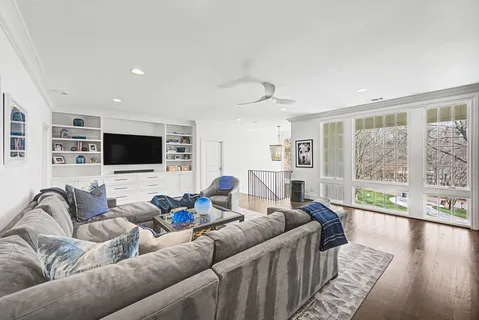 a bathroom with a double vanity sink mirror and double