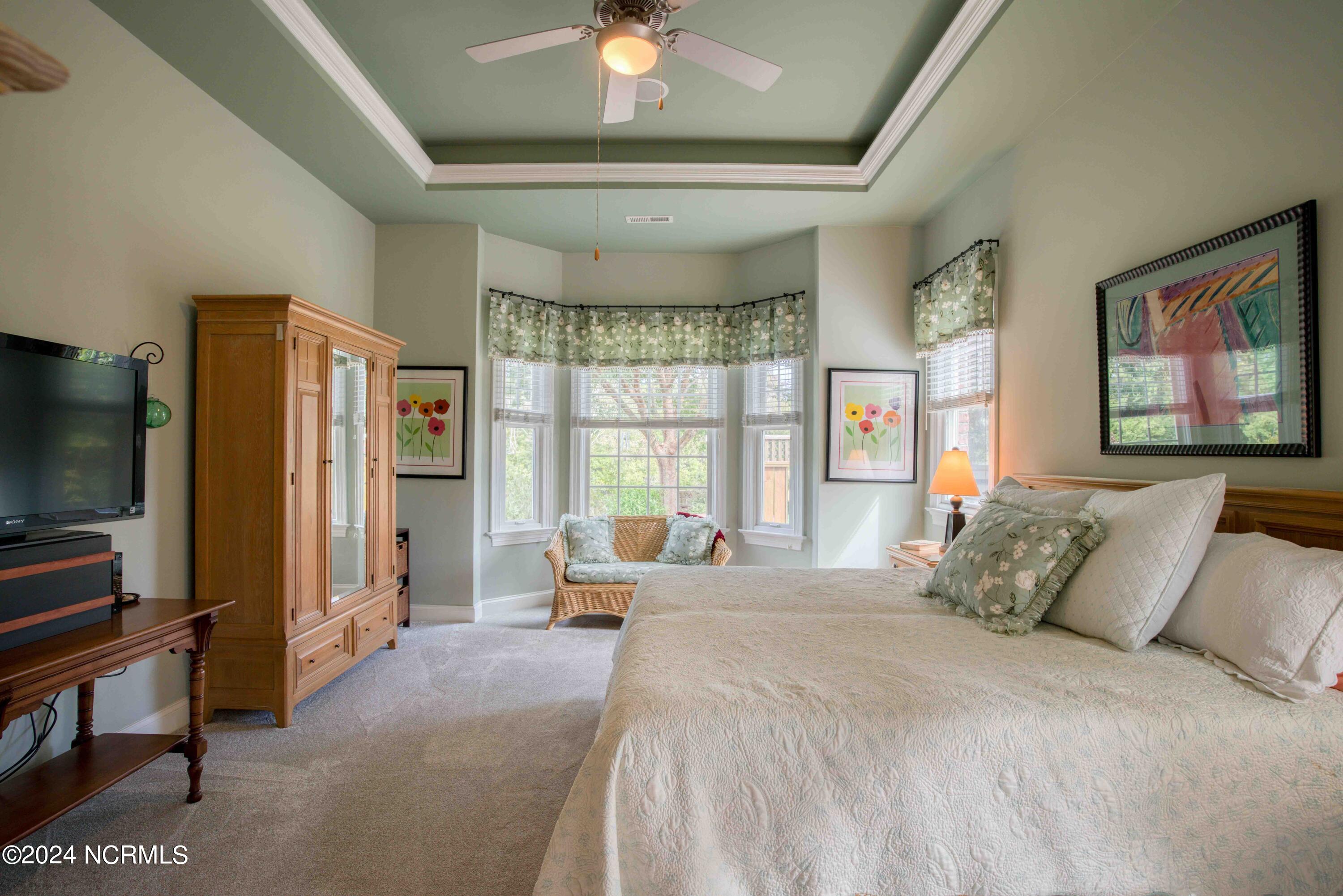 562 Tanbridge Road Wilmington, NC 28405 - Photo 35 of 72 Main Bedroom with trey ceiling