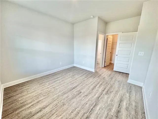 wooden floor in an empty room