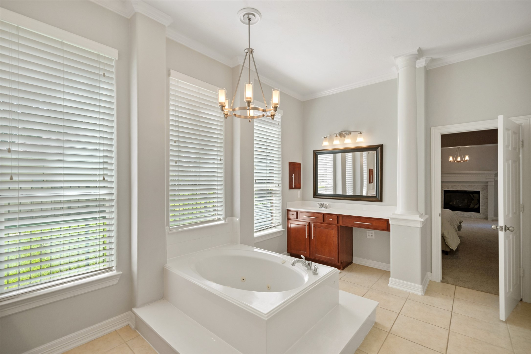 2302 Legends Shore Drive Spring, TX 77386 - Photo 31 of 48 Spa-inspired primary bath filled with natural light and timeless finishes.