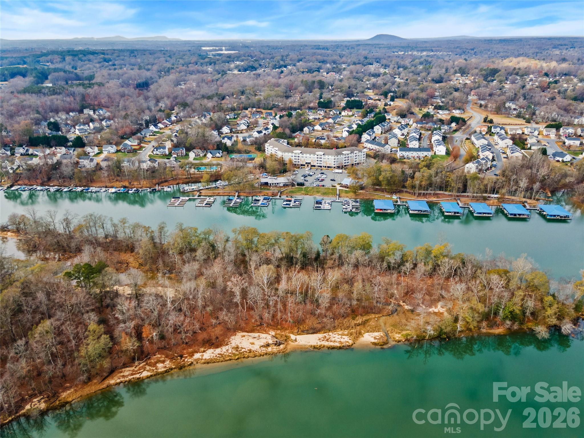 101 Rock Ridge Lane Mount Holly, NC 28120 - Photo 28 of 35 an aerial view of a house with a yard