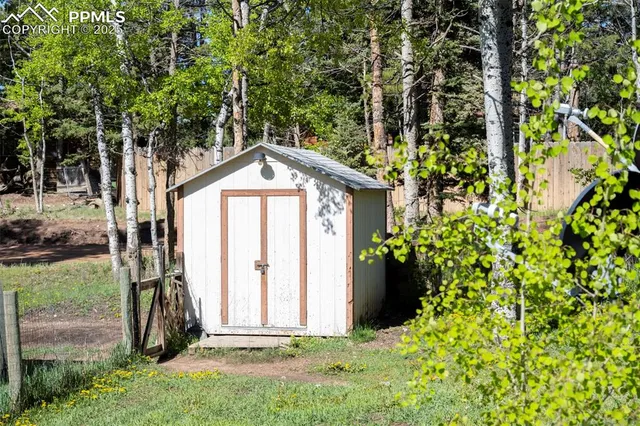 a house view with a garden space