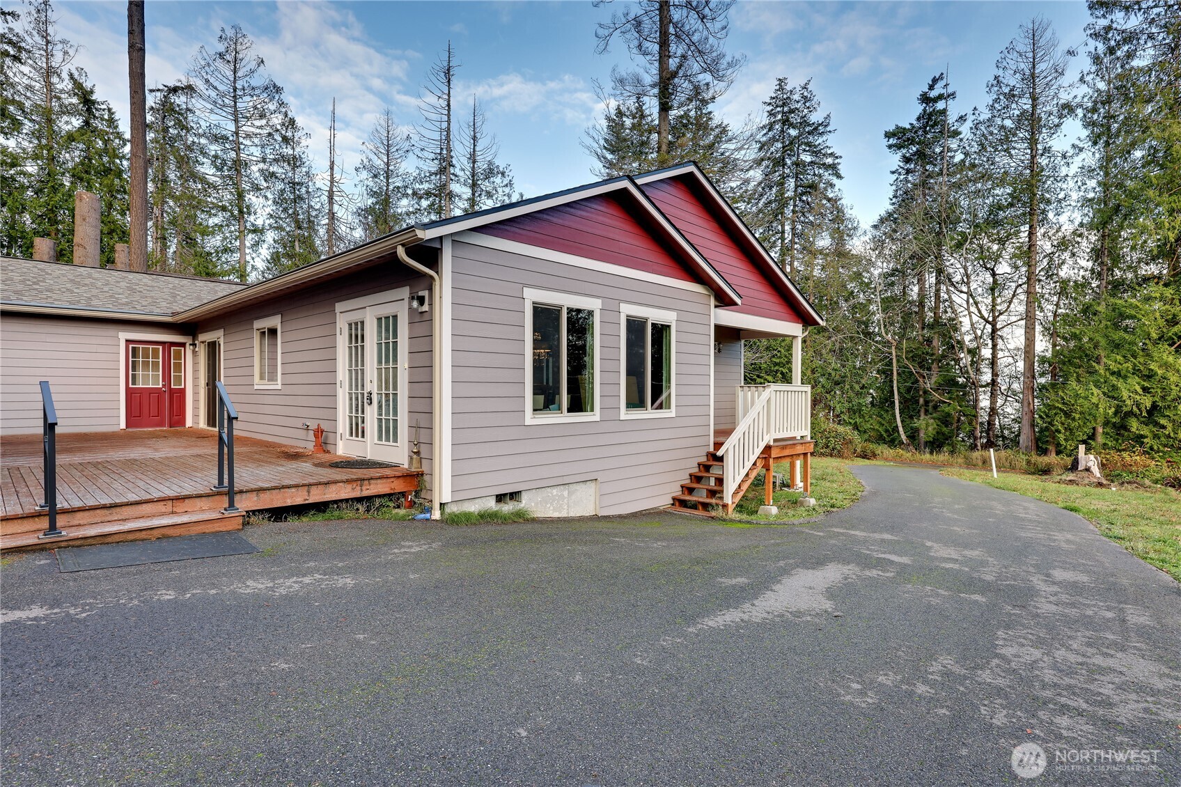 20919 President Point Road Northeast Kingston, WA 98346 - Photo 22 of 24 a view of house with backyard