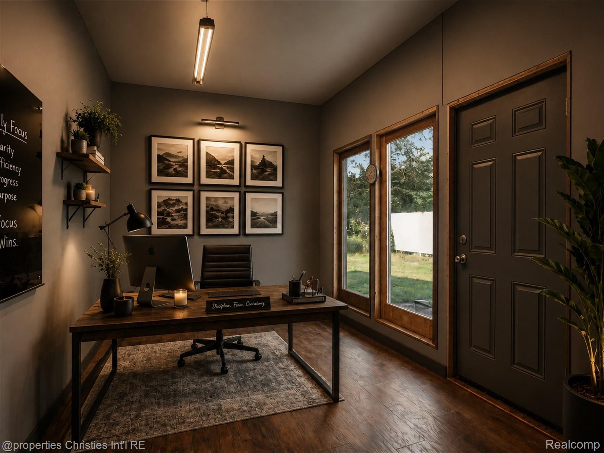 8645 Toma Road Pinckney, MI 48169 - Photo 50 of 65 Hobby room reimagined as a home office, separate entrance