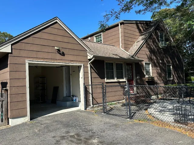 a view of a house with patio