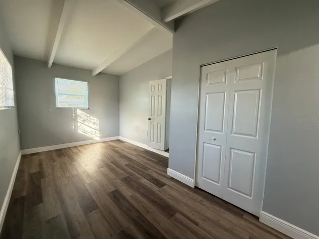 wooden floor in an empty room