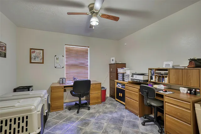 a bathroom with 2 sink and a mirror