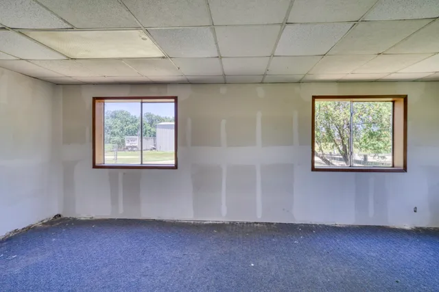 a view of a car garage