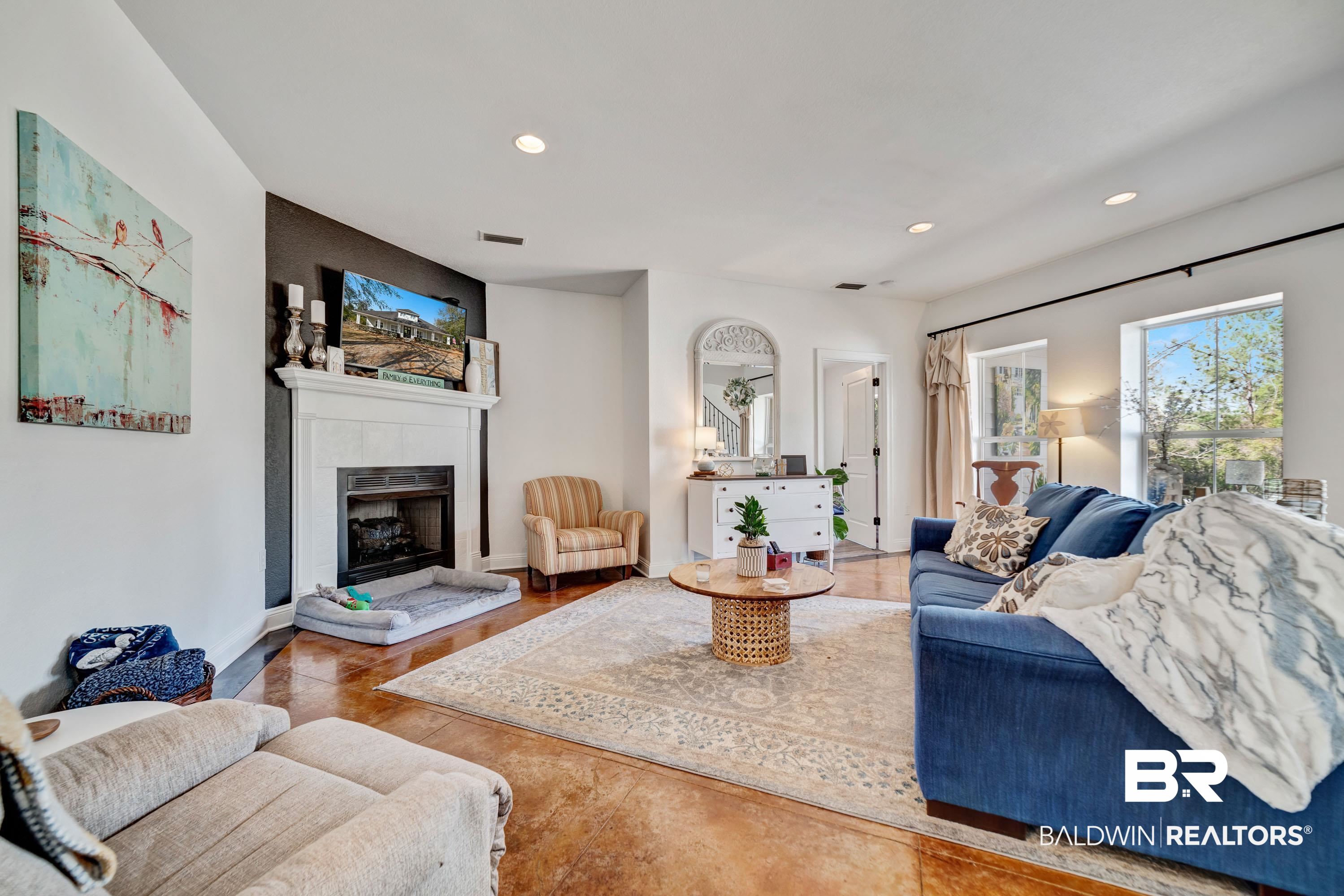 7875 Bromley Road Bay Minette, AL 36507 - Photo 18 of 39 Beautiful gas fireplace