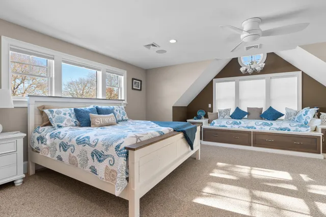 a view of city from a balcony