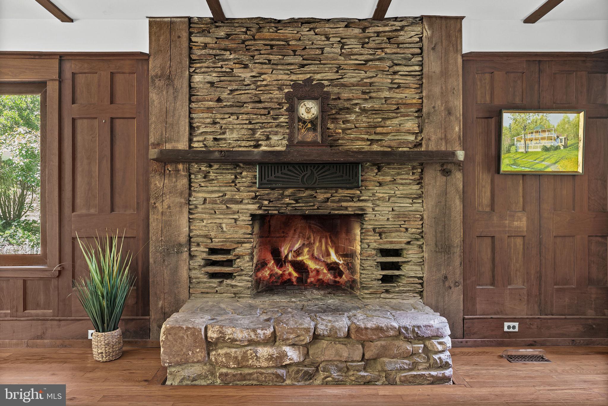 9406 Obannons Mill Road Boston, VA 22713 - Photo 13 of 34 The hub of the house... A stone fireplace