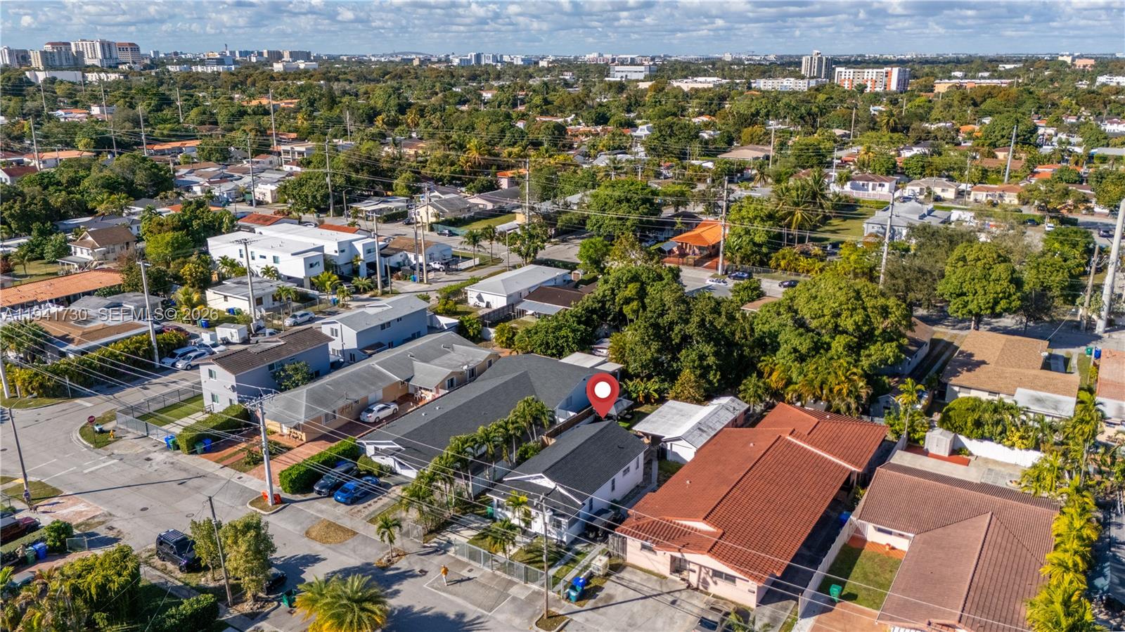 2811 Southwest 17th Street Miami, FL 33145 - Photo 33 of 36 an aerial view of a city with lots of residential buildings