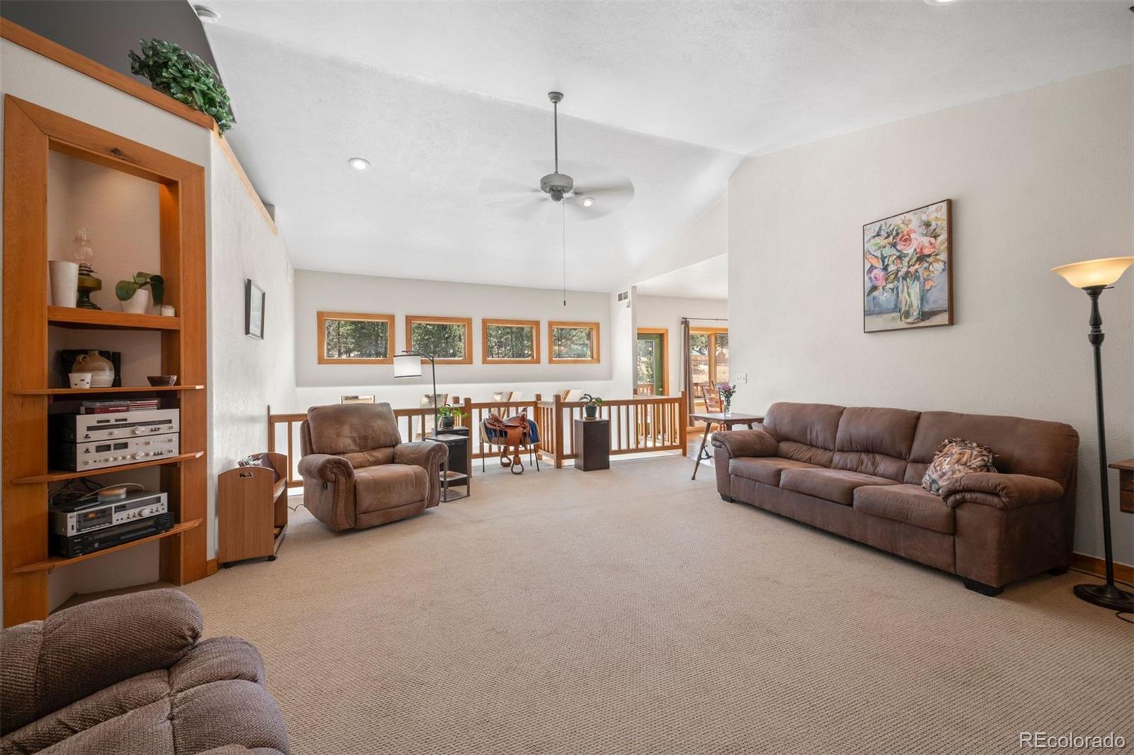 1740 County Road 72 Bailey, CO 80421 - Photo 6 of 40 a living room with furniture and a window