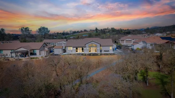a view of lake and mountain