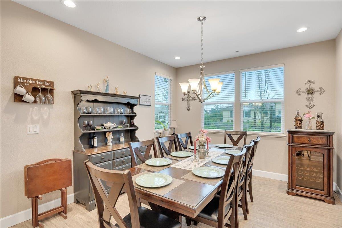 133 Palisades Place Copperopolis, CA 95228 - Photo 46 of 89 a view of a dining room with furniture window and outside view