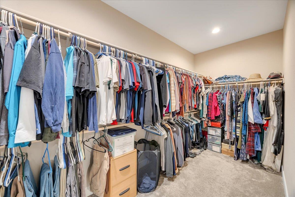 133 Palisades Place Copperopolis, CA 95228 - Photo 56 of 89 a view of walk in closet with clothes