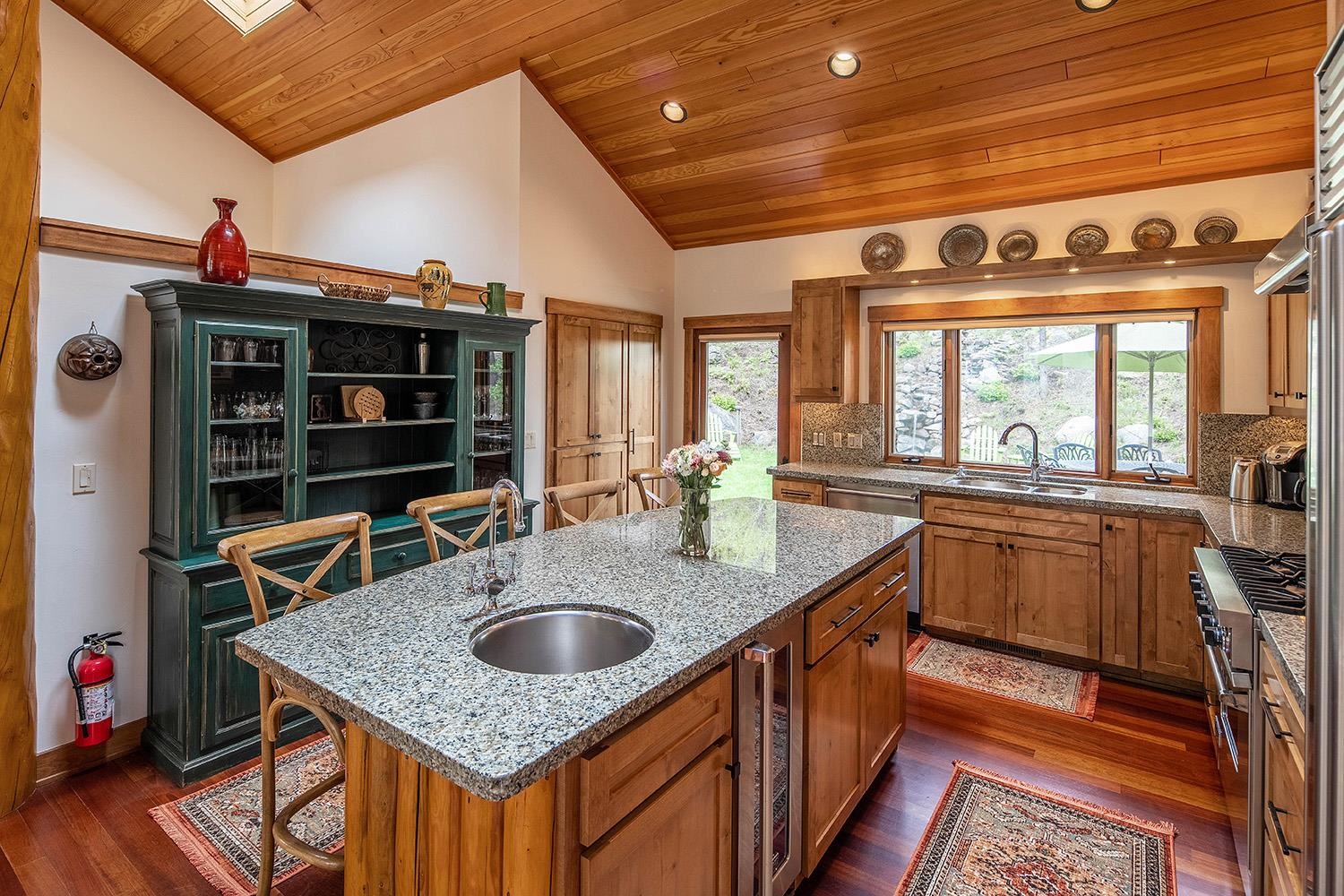 135 Alpine Meadows Road, Unit 33 Alpine Meadows, CA 96145 - Photo 7 of 21 a kitchen with stainless steel appliances granite countertop a sink and cabinets