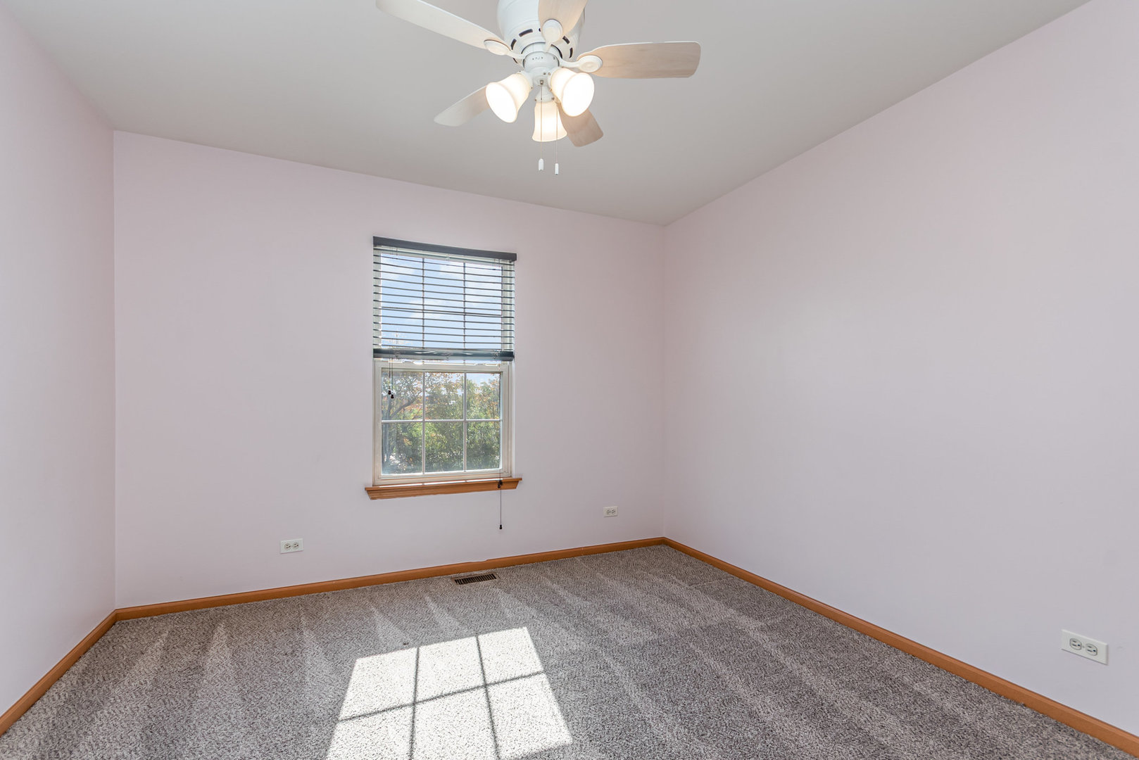 16043 Tiger Drive Lockport, IL 60441 - Photo 13 of 22 an empty room with chandelier fan and windows
