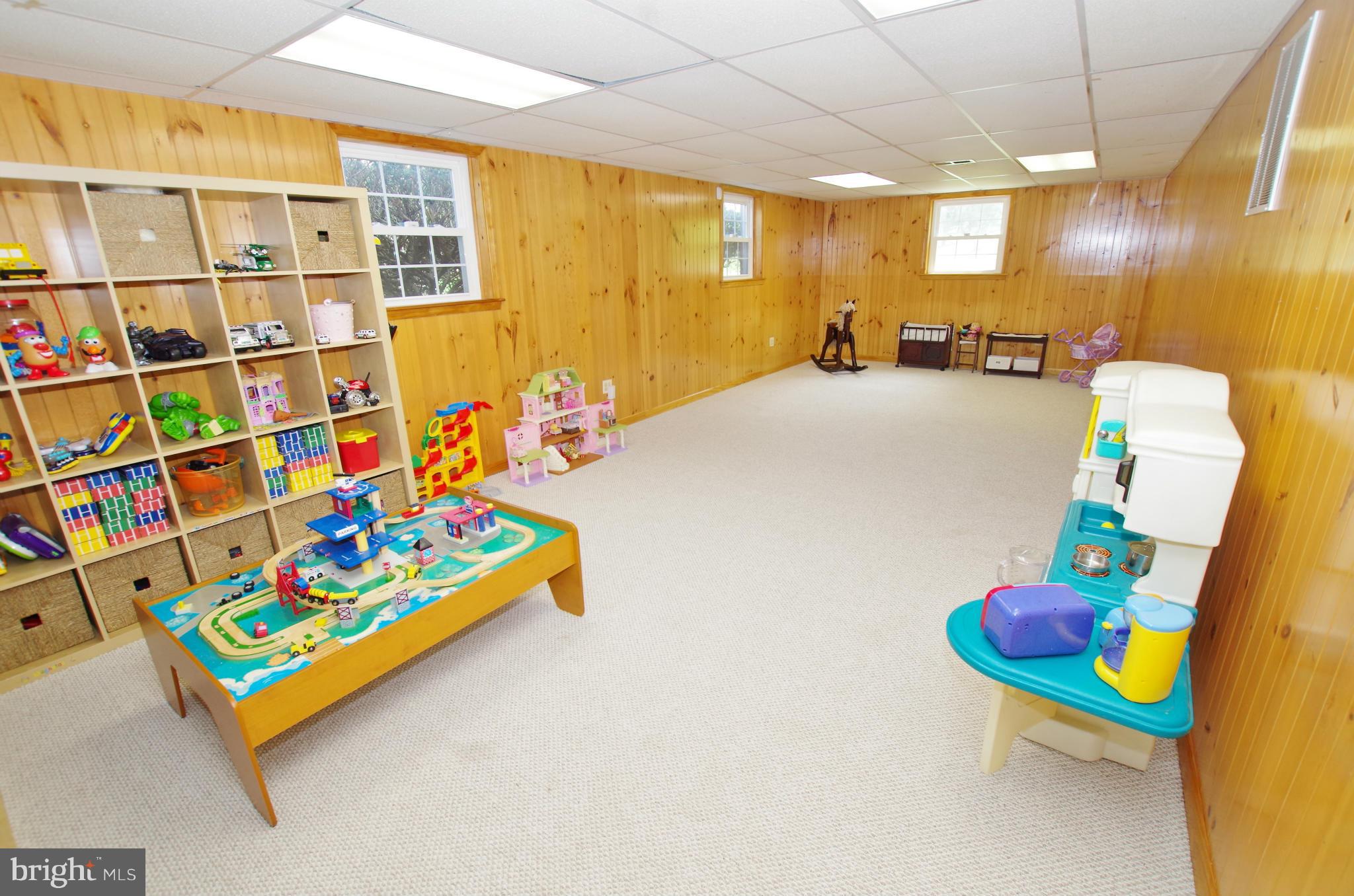 4220 Stafford Road Olney, MD 20832 - Photo 22 of 30 Lower Level Recreation Room with New Carpet