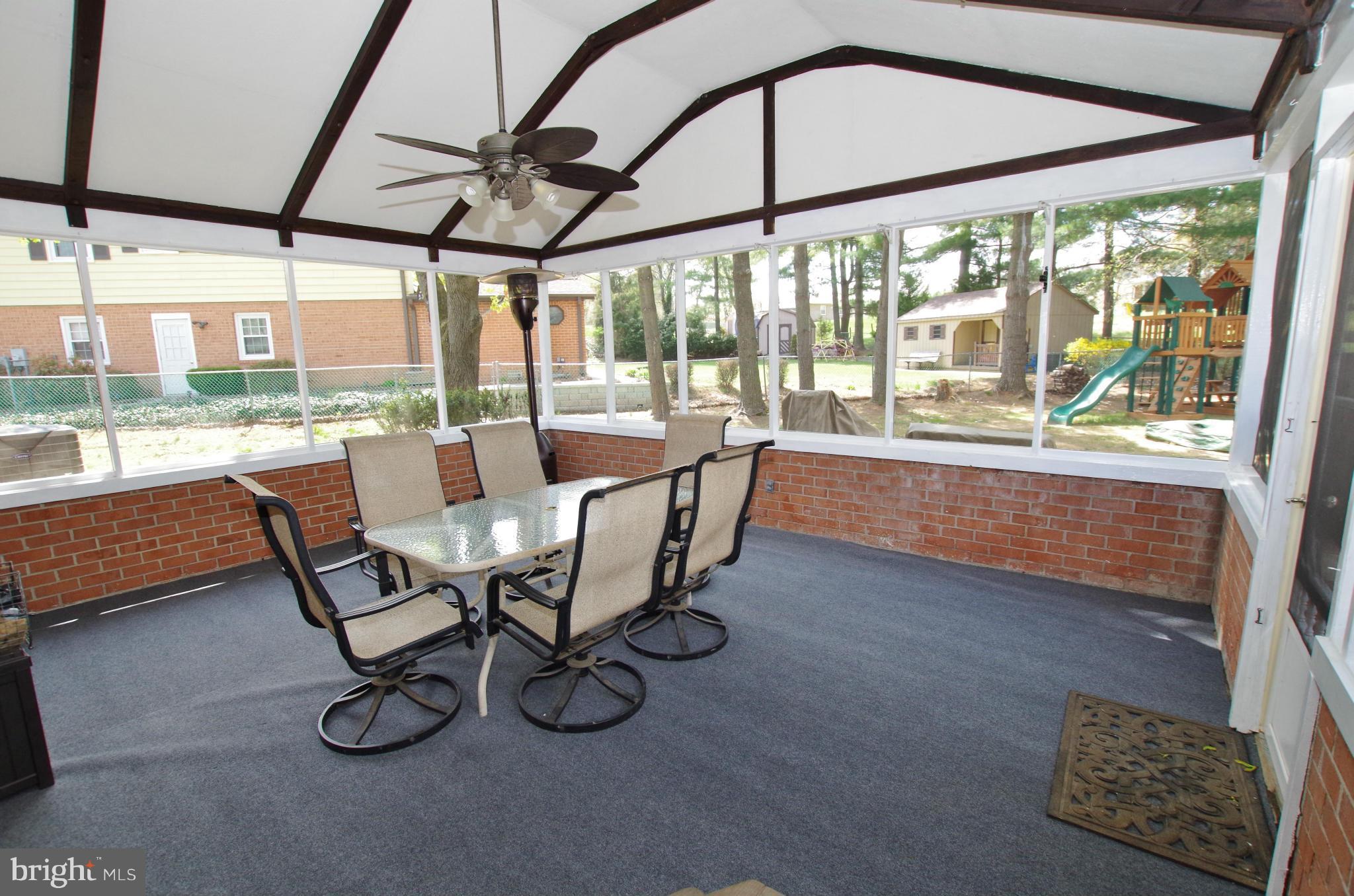 4220 Stafford Road Olney, MD 20832 - Photo 26 of 30 Screen Porch with Cathedral Ceiling