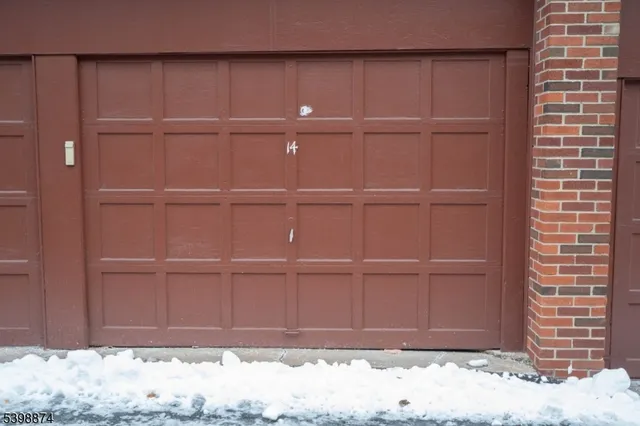 a view of wooden door