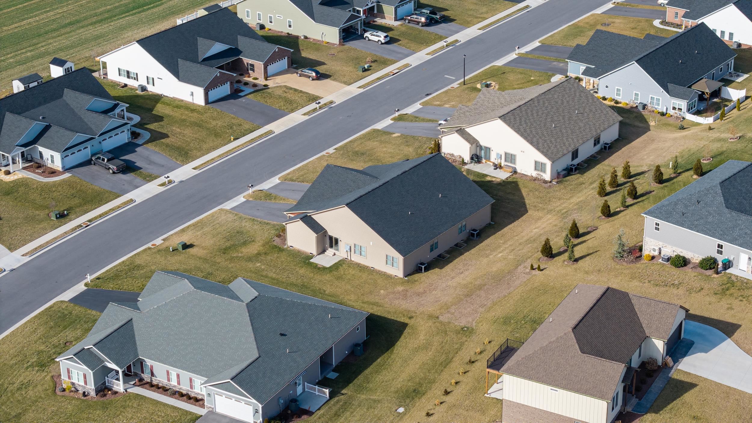 136 Millstone Street Bridgewater, VA 22812 - Photo 65 of 75 an aerial view of a house with a ocean view