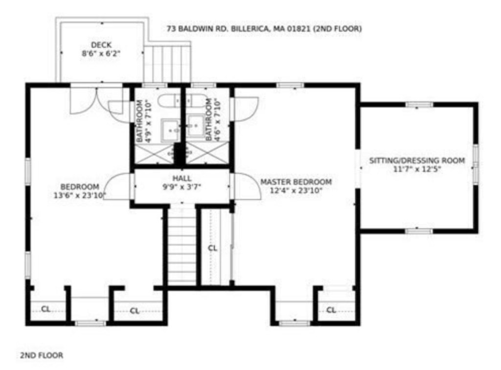 73 Baldwin Road Billerica, MA 01821 - Photo 40 of 40 a picture of a book and a bed
