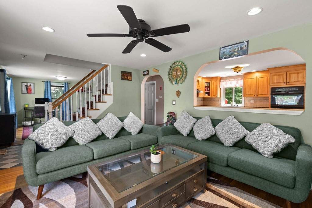 73 Baldwin Road Billerica, MA 01821 - Photo 5 of 40 a living room with furniture and a large window