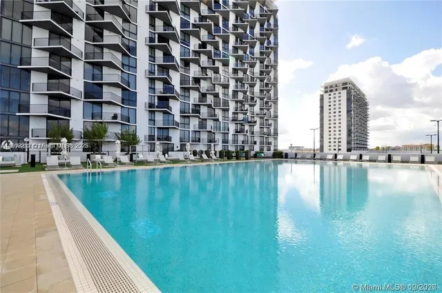 a view of swimming pool from a terrace