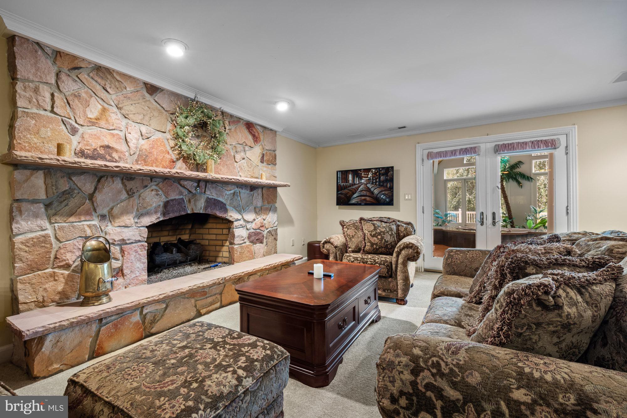 1528 Mays Landing Road Hammonton, NJ 08037 - Photo 55 of 94 a living room with furniture fireplace and window