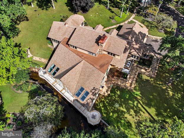 1528 Mays Landing Road Hammonton, NJ 08037 - Photo 71 of 94 an aerial view of a house with a garden and swimming pool