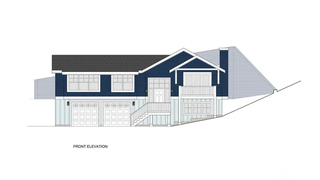 a house view with a outdoor space