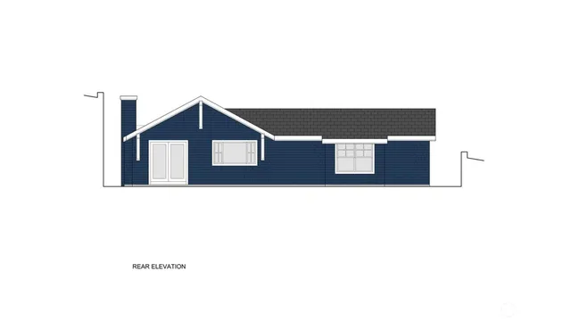 a black and white room with a floor