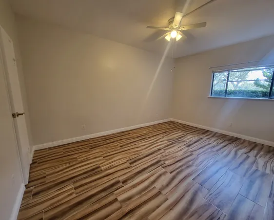 wooden floor in an empty room