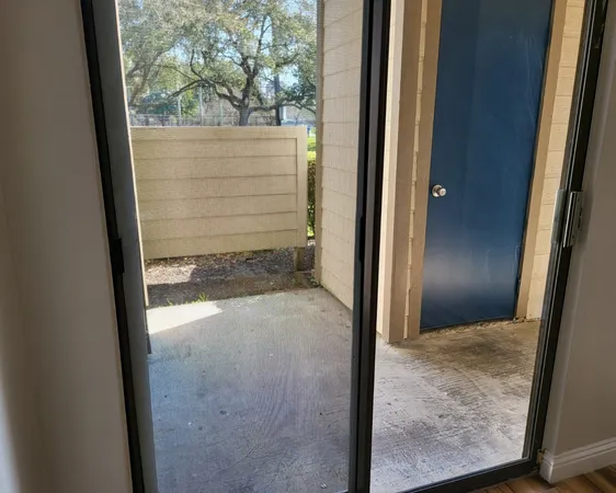 a view of a small space