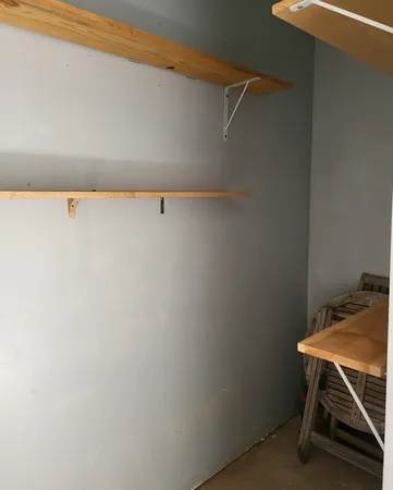 a view of room with chair and table