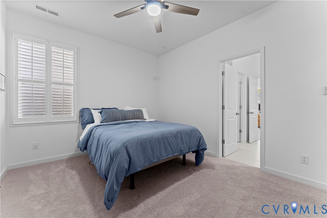 8819 Roberta Road Mechanicsville, VA 23116 - Photo 19 of 79 Carpeted room featuring a ceiling fan, plantation