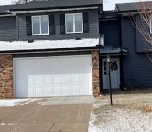 a house with glass door