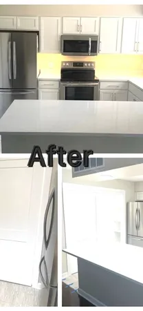 a bathroom with a sink and a shower