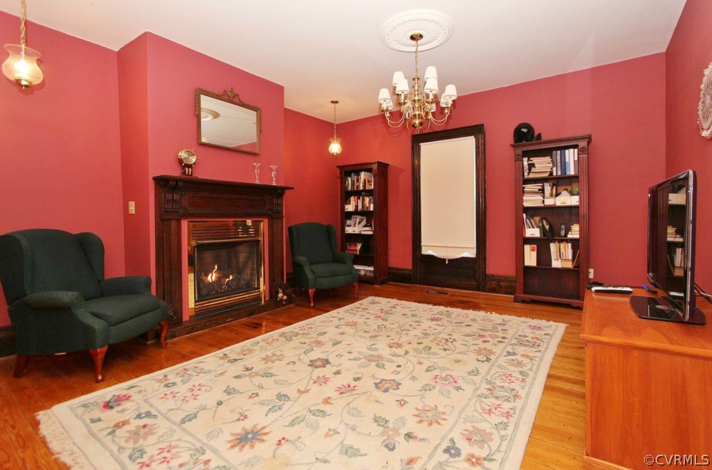 3005 Plank Road Kenbridge, VA 23944 - Photo 13 of 24 a living room with furniture and a fireplace