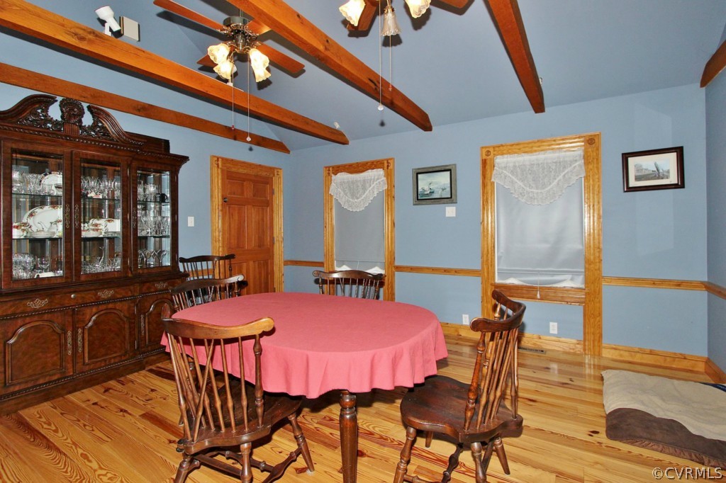 3005 Plank Road Kenbridge, VA 23944 - Photo 20 of 24 a view of a dining room with furniture window and wooden floor