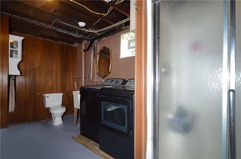 2006 Beaver Road Ambridge, PA 15003 - Photo 24 of 25 Laundry room with shower and toilet located in the basement.