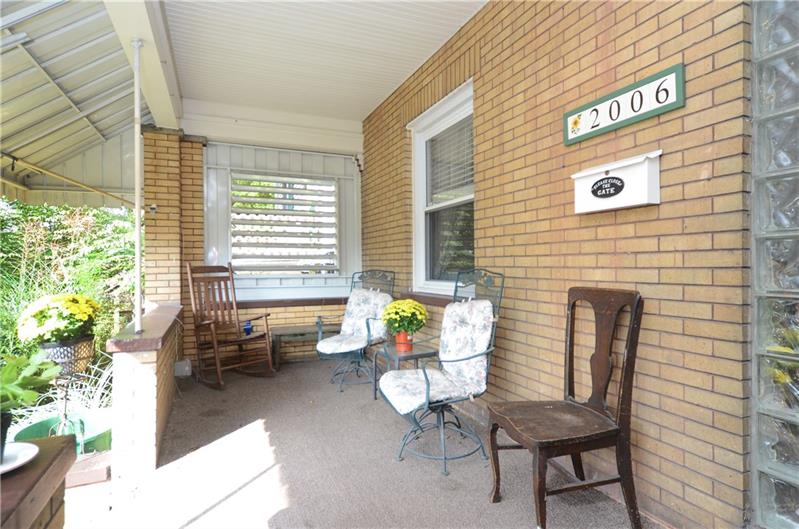 2006 Beaver Road Ambridge, PA 15003 - Photo 25 of 25 Front Porch area. Great for those hot summer days and/or chilly fall nights!
