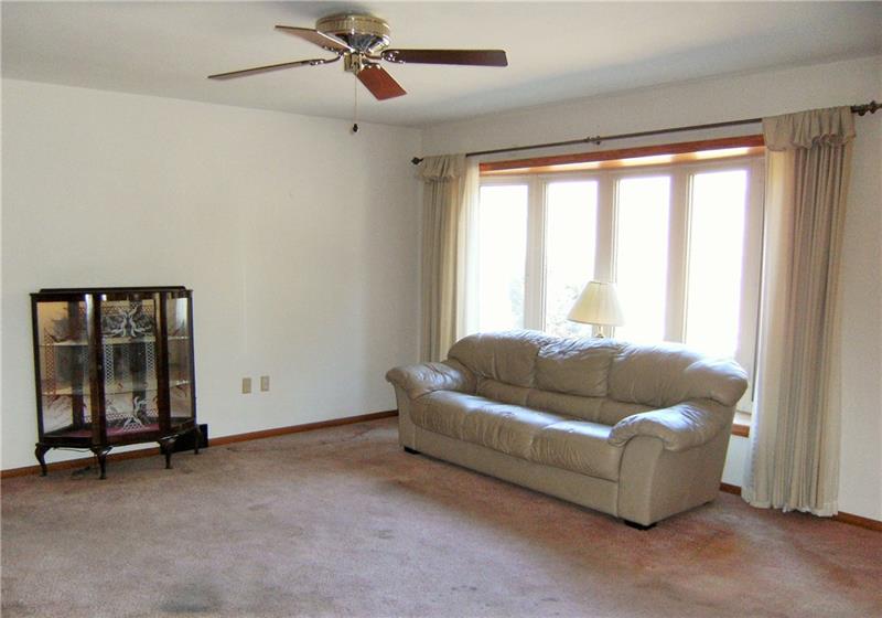 Large Bay Window Floods Living Room With Light