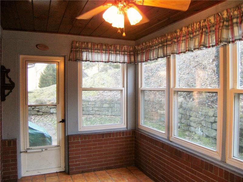 1101 Gringo Road Aliquippa, PA 15001 - Photo 10 of 25 3 Season Room With Ceramic Tile Floor