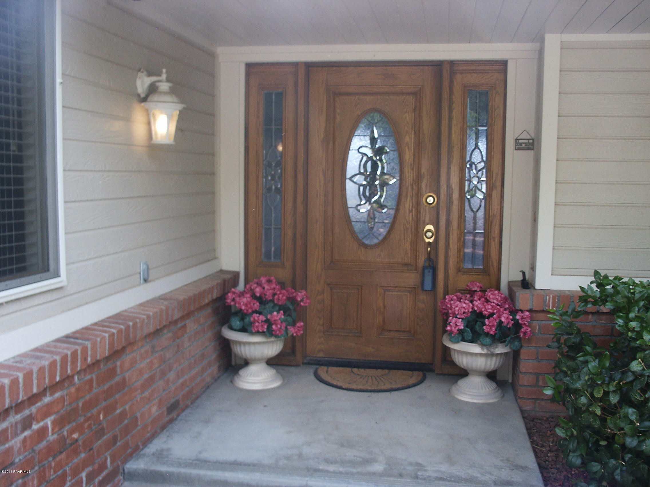 Welcoming front entry