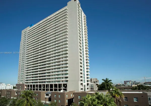 a front view of a building