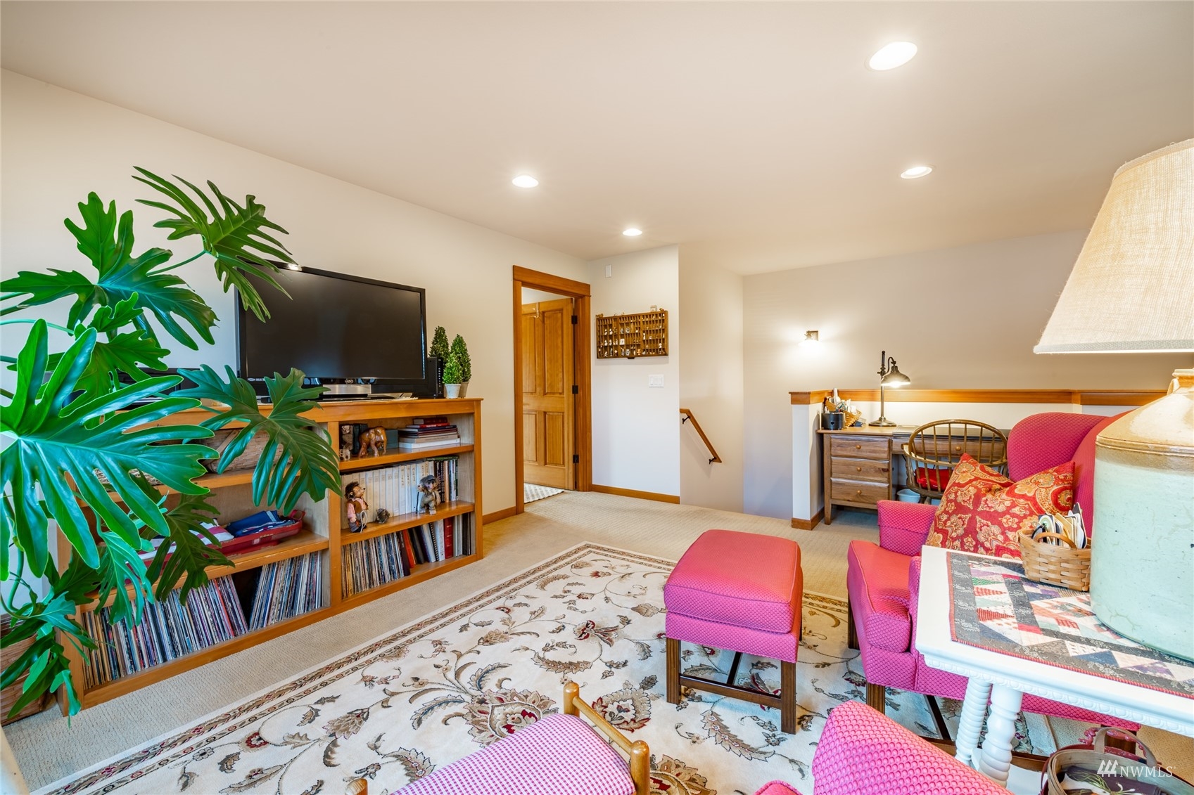 8858 Depot Road, Unit A Lynden, WA 98264 - Photo 23 of 40 a living room with furniture and a flat screen tv